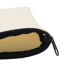 cotton canvas zipper cosmetic bag