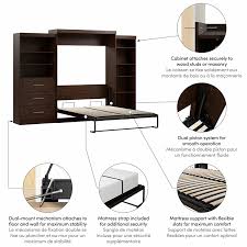 Bestar Pur Queen Murphy Bed With