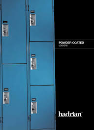 Hadrian Lockers Accessories Benches 2013 Catalogue 24 Pgs