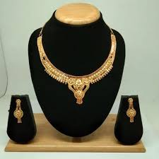 gold forming necklace set