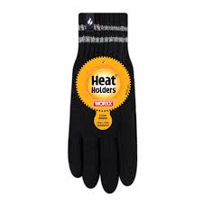 Heat Holders Mens Black M L Worxx Gloves