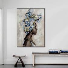 African Woman Beautiful Wall Art