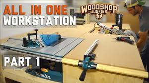 Download ron paulk work bench plans for free. Building An All In One Woodworking Workstation Part 1 Plans With Video Instruction Woodwork Junkie