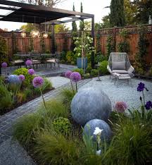 Elegant Outdoor Rooms Surrounded By Plants