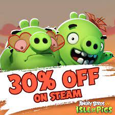 Angry Birds - Join Red, Chuck, Bomb and the Blues in VR! Grab your copy at  30% off on the Steam Summer Sale until July 9 ➡️ rov.io/steamsale