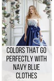 with navy blue clothes fashion 2023