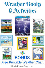 Best Books For Boys Weather Free Printable Weather Chart