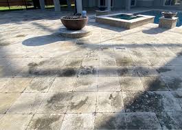 Travertine Paver Cleaning Repair And
