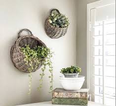 Set Of 2 Willow Wall Baskets Wall