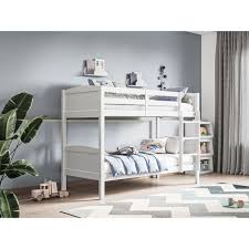 Annan Single Wooden Bunk Bed Frame White