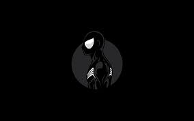 black spiderman black background