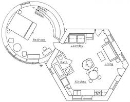 Hexagonal Round House Plan