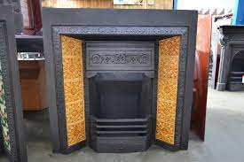 Victorian Tiled Fireplace Insert