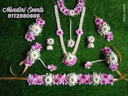 artificial flower jewellery