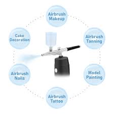 portable makeup airbrush set with