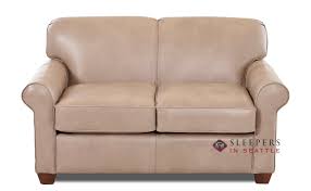 personalize calgary twin leather sofa