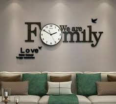 Modern Wall Clock Design Family Watch