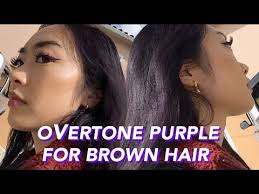 dying dark hair purple no bleach