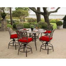 Aluminum Outdoor Bar Height Dining Set