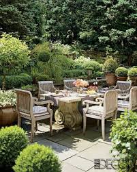 Country Chic Outdoor Dining Area