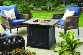 The table top fire pit is becoming increasingly popular in outdoor spaces. Mainstays 30 Square Ceramic Tiletop Outdoor Gas Fire Pit Table Walmart Com Walmart Com