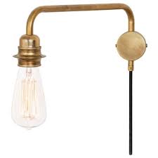 Edison Wall Lamp In Brass By Sabina