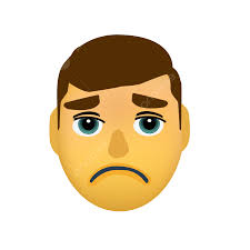 man pouting emoji meaning vector man