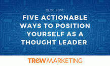 How do you position a brand as a thought leader?