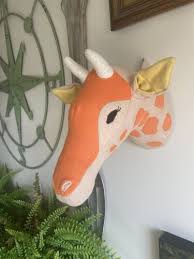 Giraffe Wall Mount Pillowfort Plush 3d