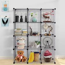 cube grid wire cube shelves