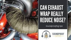 can exhaust wrap really reduce noise