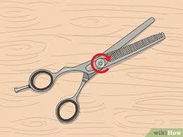 how to use hair thinning shears with