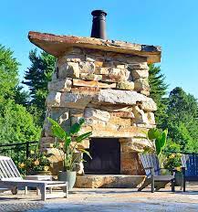 Natural Stone Fireplaces Adirondack