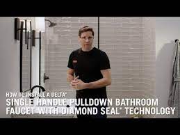 Single Handle Pulldown Bathroom Faucet