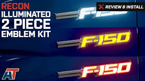 2009 2014 F150 Recon Illuminated 2 Piece Emblem Kit Review Install
