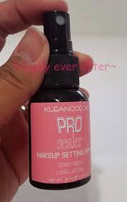 kleancolor pro sealer makeup setting