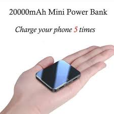 Mini Power Bank 20000mah Light Weight Design For Iphone Samsung Galax Jenius