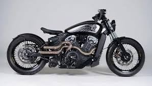 custom indian scout bobber flaunts the