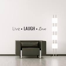 Live Laugh Love Wall Decal Quote Wall