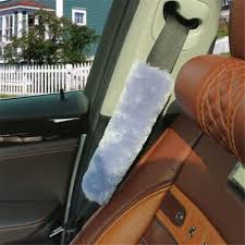 Car Plush Fluffy Safety Seat Belt Cover