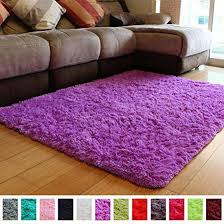 pagisofe purple fluffy area rugs