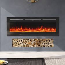 Led Electric Fireplace Wall Mounted