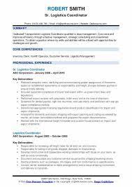 This type of resume in fact, including an unsolicited photo with your resume in the united states could result in the rejection. Logistics Coordinator Resume Samples Qwikresume