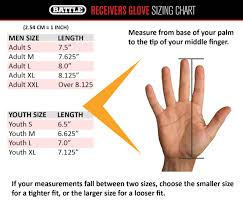 Cheap Wilson Youth Football Gloves Size Chart Buy Online