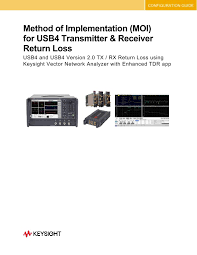 usb4 transmitter receiver return loss