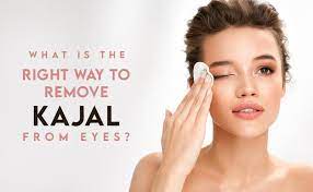 remove kajal from eyes