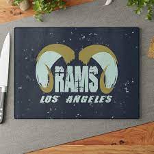 Los Angeles Rams Glass Cutting Board