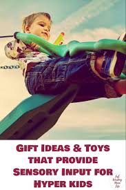 sensory gift ideas and sensory seeking
