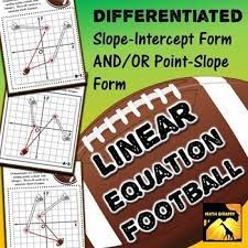 Linear Equations Football Game In 2023
