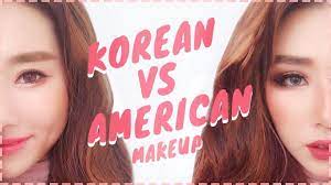 korean makeup vs american makeup